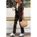 Manuela - Completo elegante con blazer e pantaloni stampa leopardo