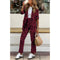 Manuela - Completo elegante con blazer e pantaloni stampa leopardo
