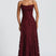 Women Floral Lace Cowl Neck Maxi Dress