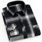 Men's Checked Casual Shirt with Relaxed Fit and Chest Pocket