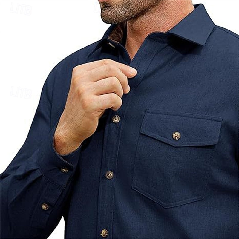 Men's Rugged Overshirt - Image 6