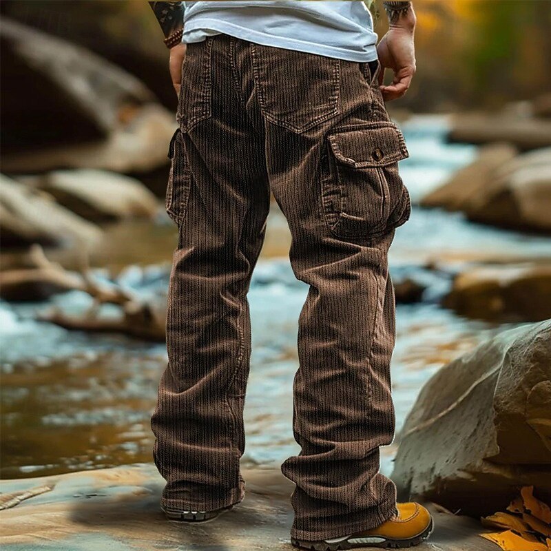 Men Cargo Pants Relaxed Fit - Image 2