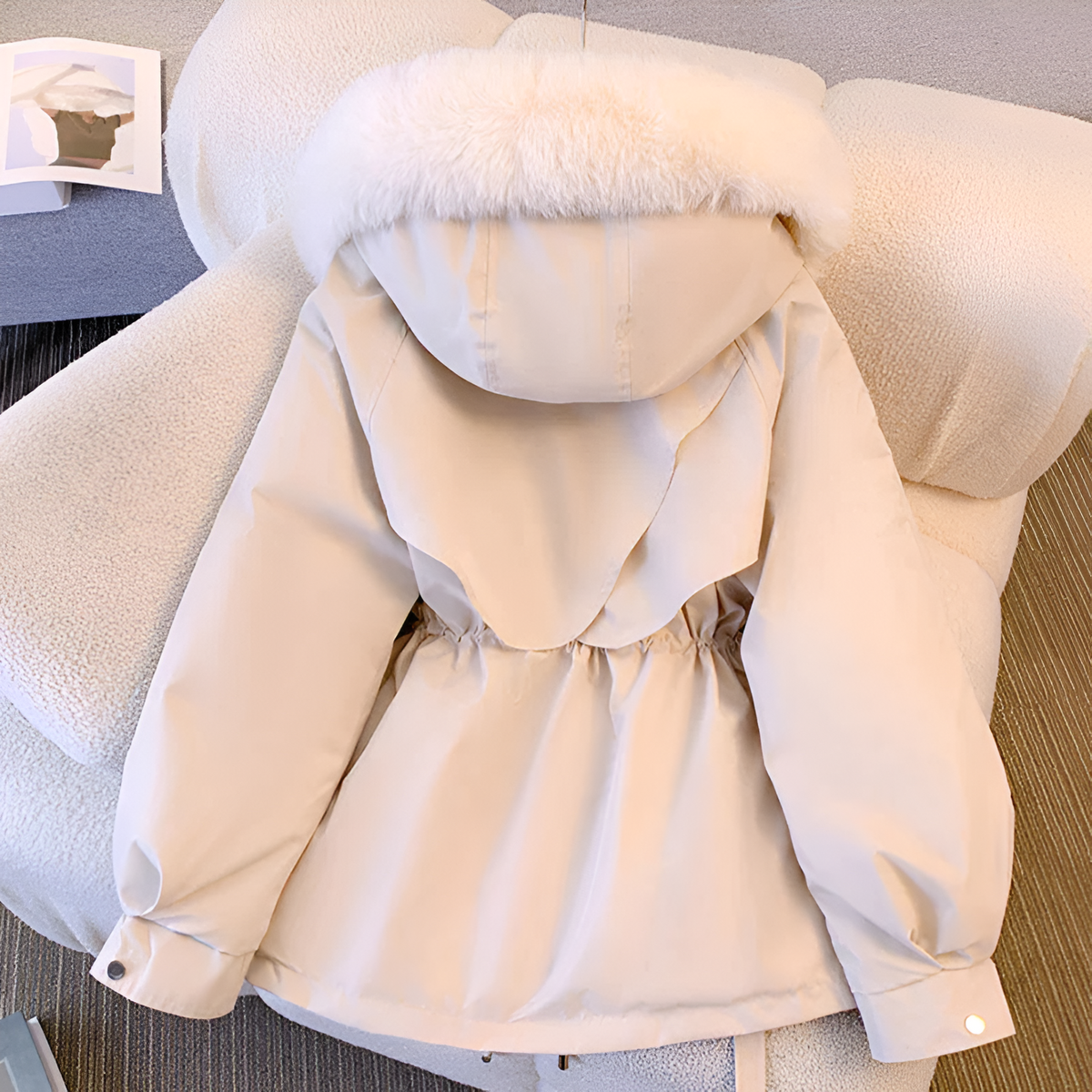 Victoria - Elegante Faux Fur Capuchon Winterjas - Image 2