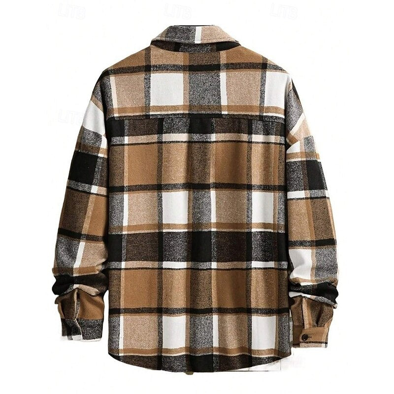 Cormac | Rugged Check Overshirt - Image 3