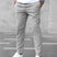 Men's Slim Fit Tapered Drawstring Pants Elastic Waist - Image 3