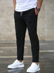 Men's Slim Fit Tapered Drawstring Pants Elastic Waist - Image 5
