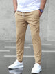 Men's Slim Fit Tapered Drawstring Pants Elastic Waist - Image 6