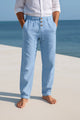 Men's Casual Drawstring Pants Summer Beach Trousers - Image 6