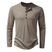 Men's Long Sleeve Slim Fit Henley T-Shirt - Image 3