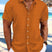 Danniel - Chemise rayée à manches courtes pour homme col Kent