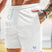 Men's Ribbed Drawstring Shorts Elastic Waist Beach Summer - Image 14