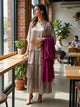 Alicia - Loose Fit Maxi Dress Batwing Sleeves