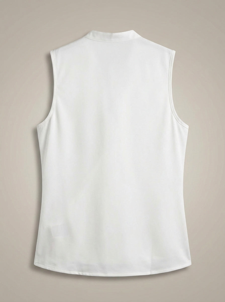 Eliza - Camiseta de mujer ajustada con cuello en V