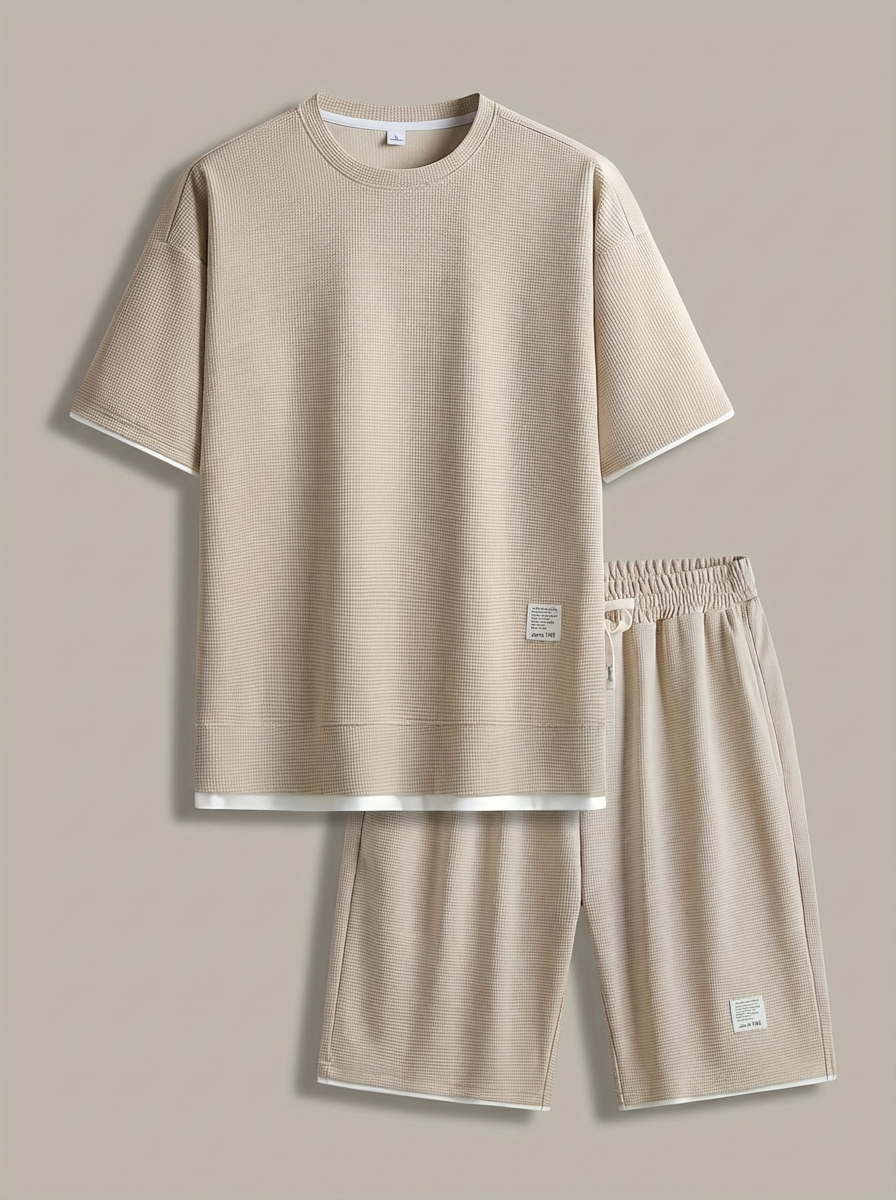 Jayce - Ensemble T-shirt ajusté et short pour homme