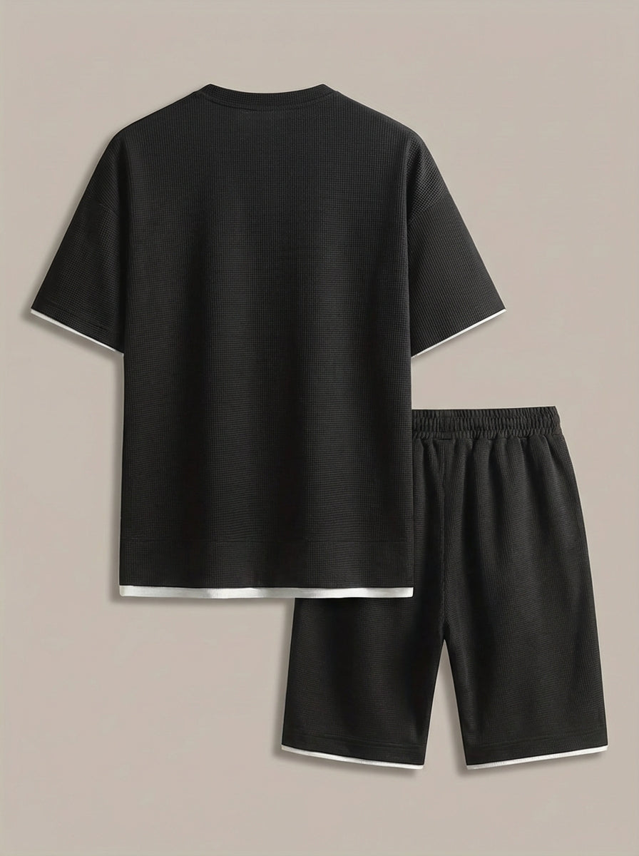 Jayce - Ensemble T-shirt ajusté et short pour homme