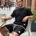 Jayce - Ensemble T-shirt ajusté et short pour homme
