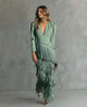 Ivana - Elegant Fringe Midi Dress
