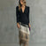 Ivana - Elegant Fringe Midi Dress