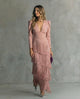 Ivana - Elegant Fringe Midi Dress