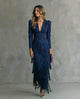 Ivana - Elegant Fringe Midi Dress