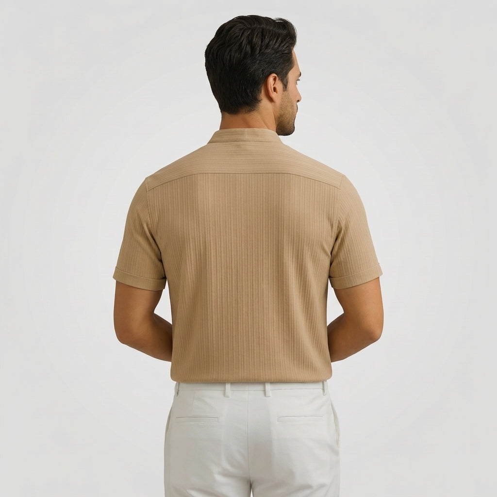 Aviora - Blouse en lin à col en V