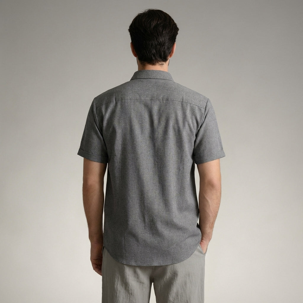 Novarello - Cotton Linen Short Sleeve Shirt