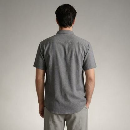 Novarello - Cotton Linen Short Sleeve Shirt