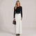Women Flowy Maxi Skirt Long Wide Leg