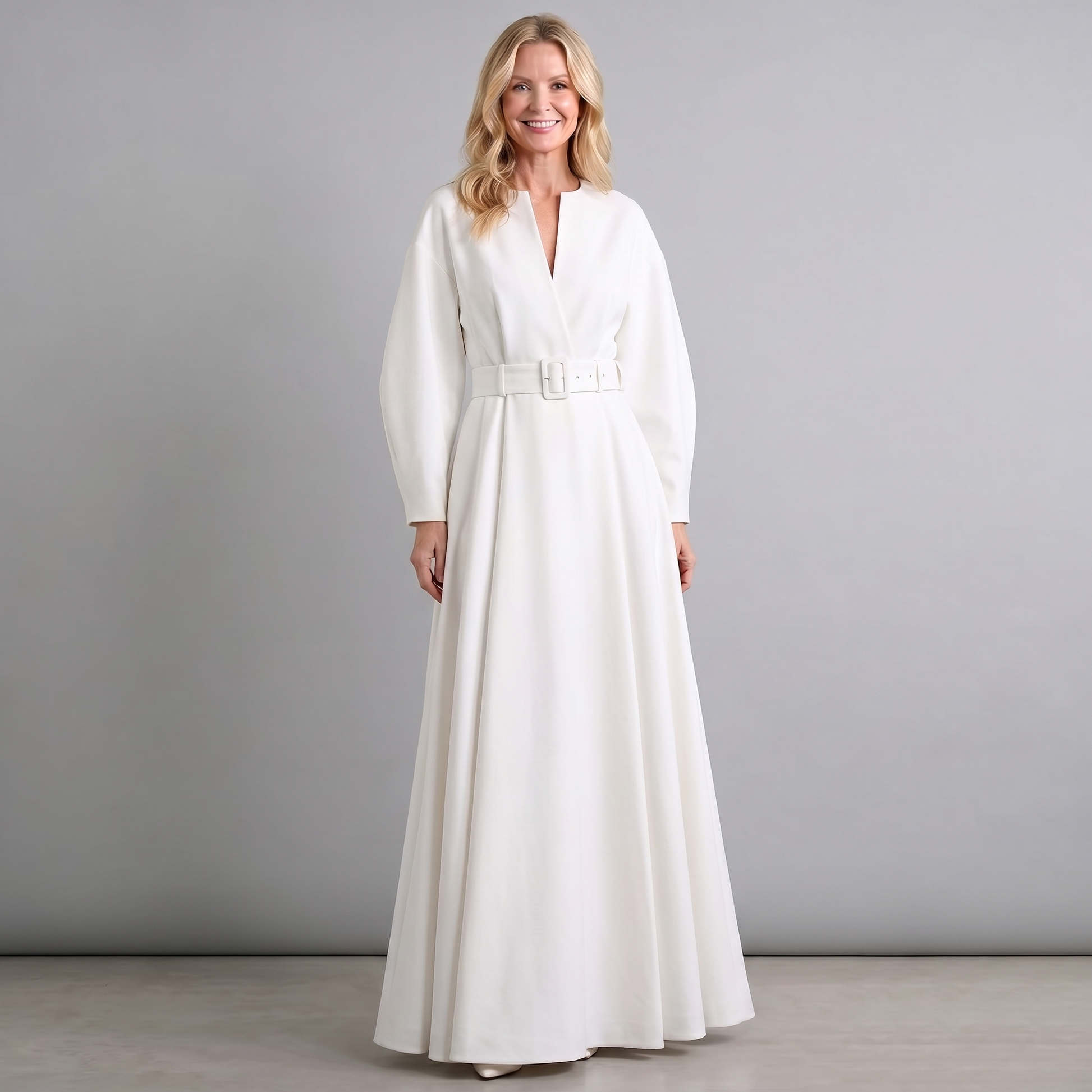 Women Short Sleeve A-Line Maxi Dress - Image 3