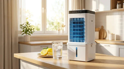 Portable Evaporative Air Cooler 3-in-1 No Exhaust Ice Pack - Image 5