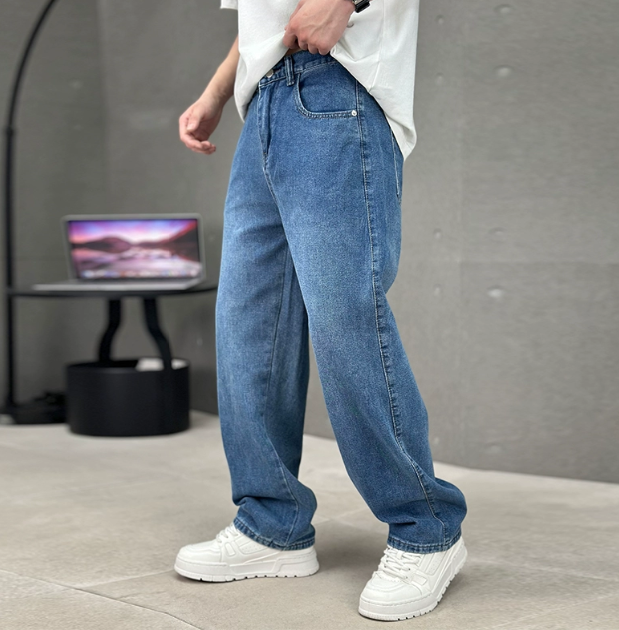Jerenox - Mens Straight Leg Jeans