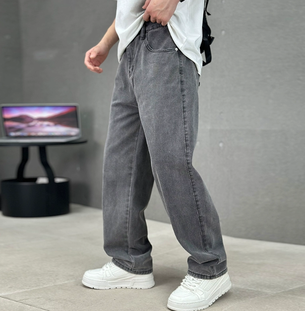 Jerenox - Mens Straight Leg Jeans