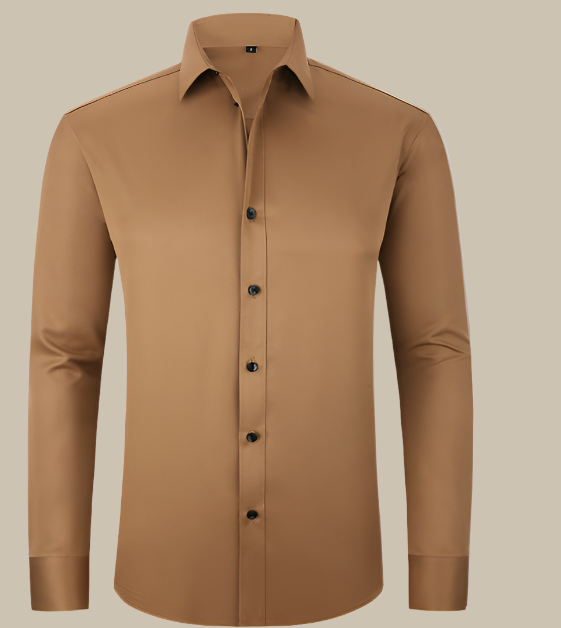 Sebastian – Chemise classique formelle à manches longues pour homme