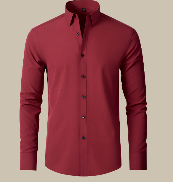 Sebastian – Chemise classique formelle à manches longues pour homme