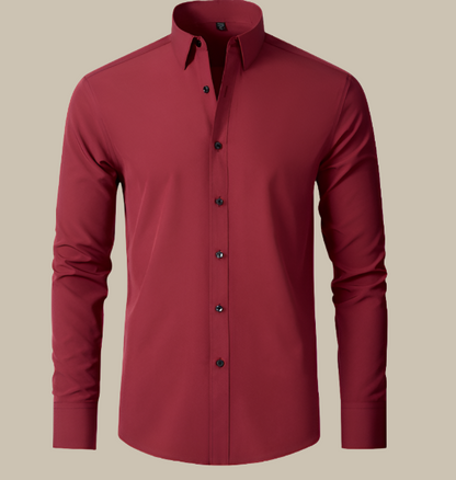 Sebastian – Chemise classique formelle à manches longues pour homme