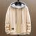 Kavren – Felpa con cappuccio oversize da uomo con cappuccio a contrasto