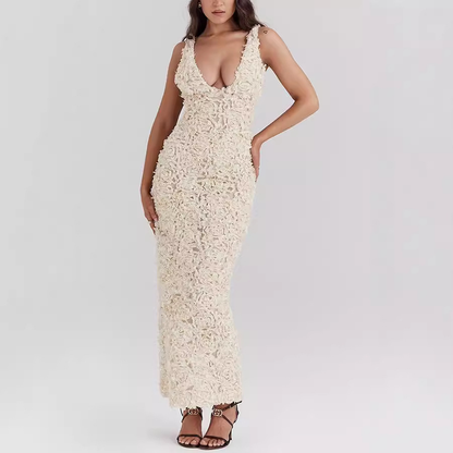 Novellea - Lace Midi Ceremony Dress