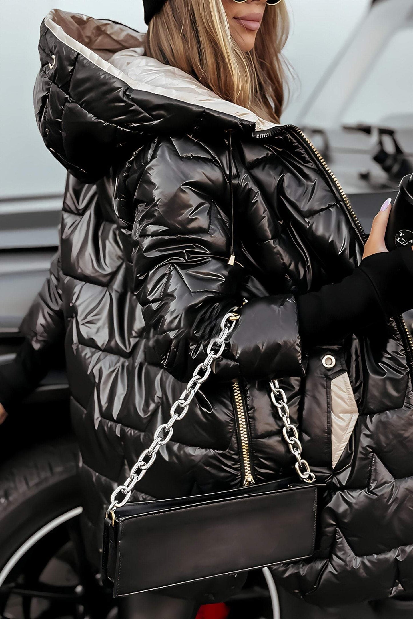 Elenya – Veste d'automne à capuche pour femmes