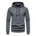 Sweat à capuche texturé gaufré pour hommes