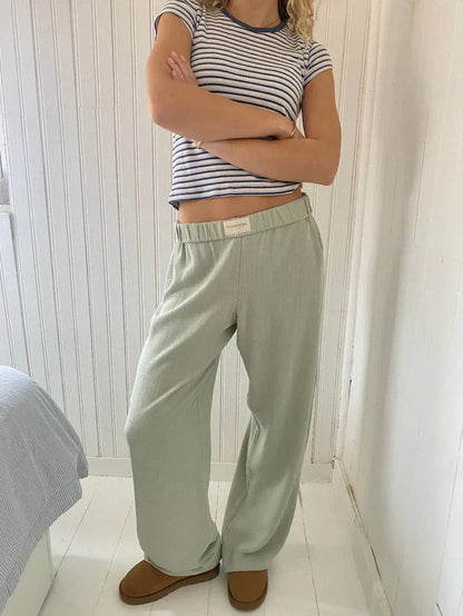 Marina – Pantalon de détente femme en coton coupe confortable