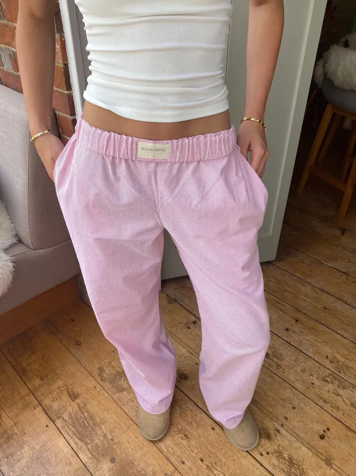 Marina – Pantalon de détente femme en coton coupe confortable