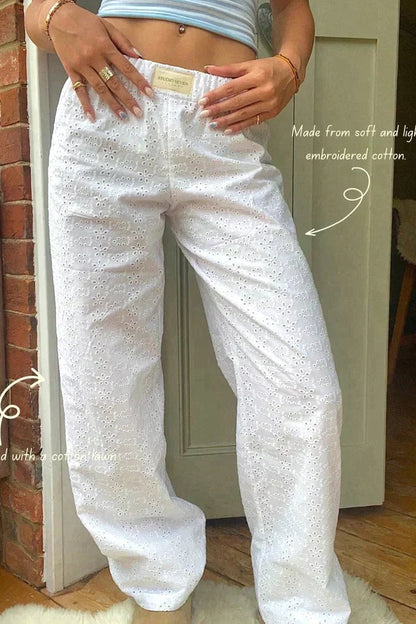 Marina – Pantalon de détente femme en coton coupe confortable