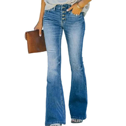 Valentinna – Women’s High Waisted Flared Jeans