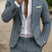 Men's Slim Fit Two Piece Blazer Trouser Suit Set - Image 2