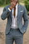 Men's Slim Fit Two Piece Blazer Trouser Suit Set