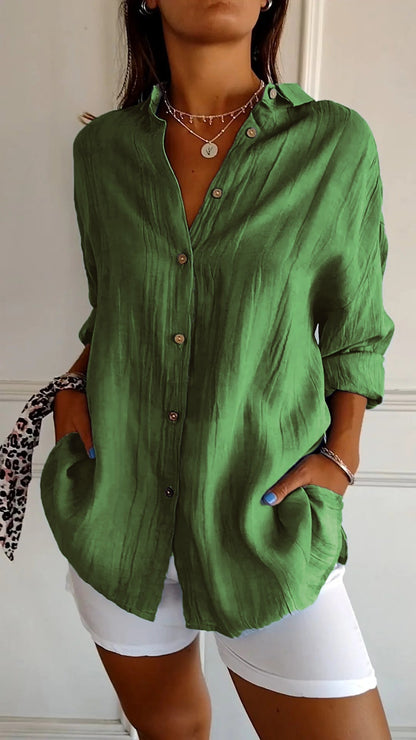 Vaelune – Crinkle Comfort Blouse