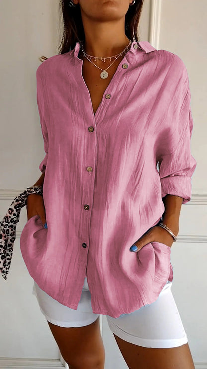 Vaelune – Crinkle Comfort Blouse