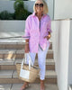 Sereline - Womens Striped Button Blouse