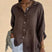 Elarisa - Womens Long Sleeve Button Blouse
