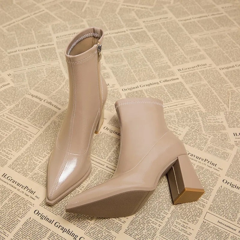 Calerra – Bottines à talons hauts pour femmes